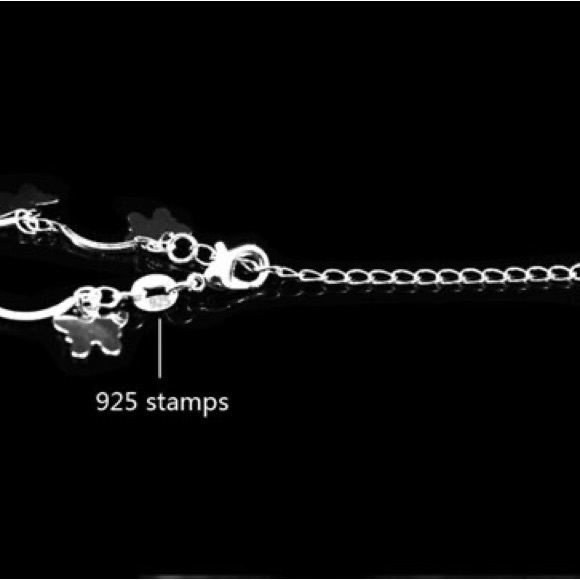 Bohemia 925 Sterling Silver Butterfly Pendant  Anklets Bracelets - Picture 6 of 7